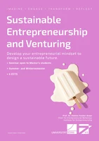 Master: Sustainable Entrepreneurship und Venturing